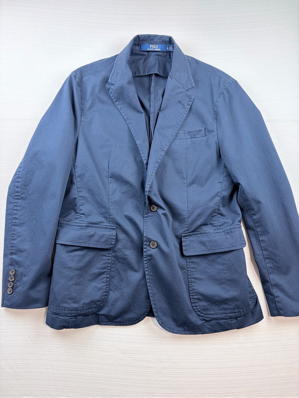 Polo Ralph Lauren Navy Blazer Jacket Size L - Picture 2 of 7